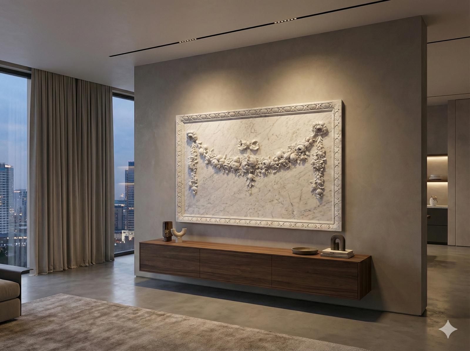 Architectural carving detail